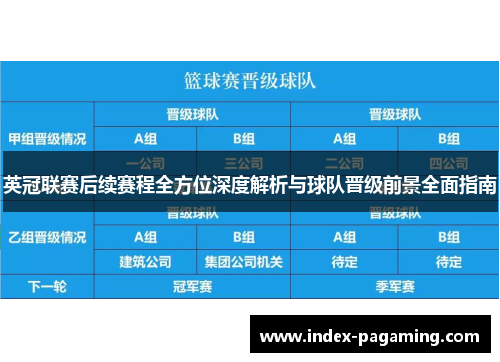 英冠联赛后续赛程全方位深度解析与球队晋级前景全面指南