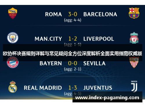 欧协杯决赛规则详解与常见疑问全方位深度解析全面实用指南权威版